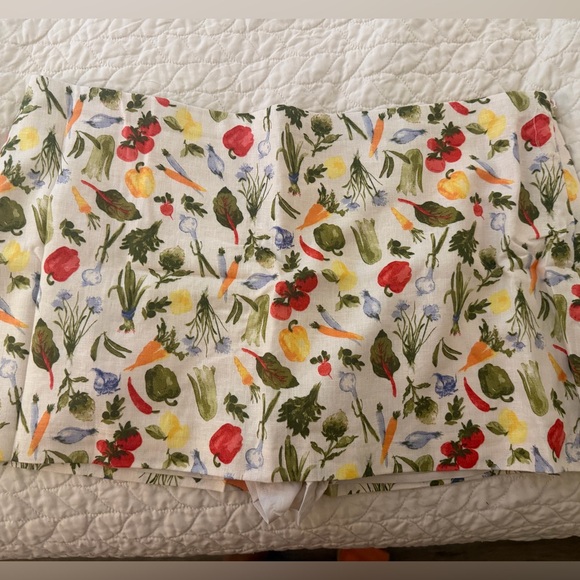 The A&F Scarlett Mid Rise Linen-Blend Mini Skot - Picture 2 of 8